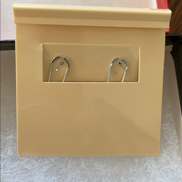 Multi colored sterling silver earrings - Picture 2 of 2